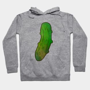 FUNNY Food Big Green Dill Pickle Hoodie